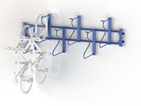 Rack Ahorrador de espacio anclado al muro