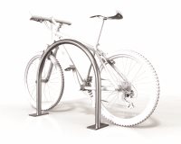 Bicicletero U Invertida 2 bicicletas - Placa Base