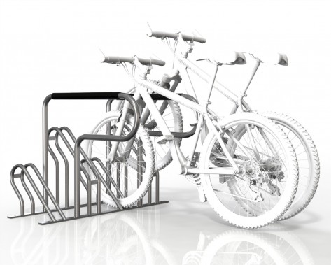 Rack Horizontal 4 bicicletas CBR4SCG - Galvanizado