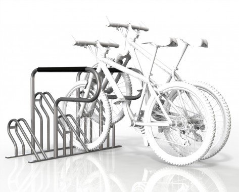 Rack Horizontal 4 bicicletas CBR4SCG - Galvanizado